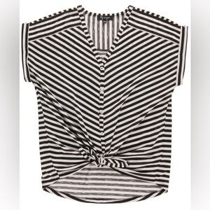 Brand New Striped Black and White Women's Top